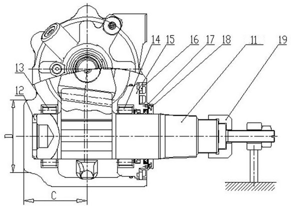 Shell valve side integrated hydraulic power-assisted recirculating ball steering gear assembly