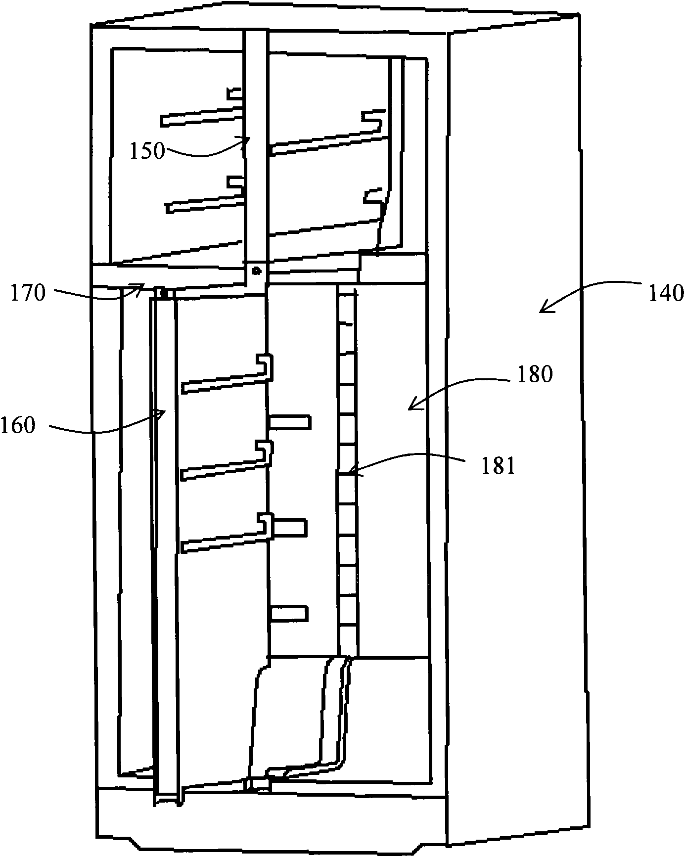 Refrigeration equipment and case manufacturing method thereof
