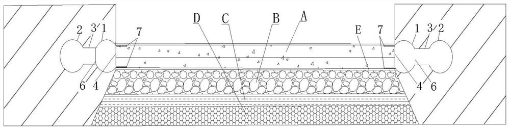 Permeable asphalt pavement drainage system