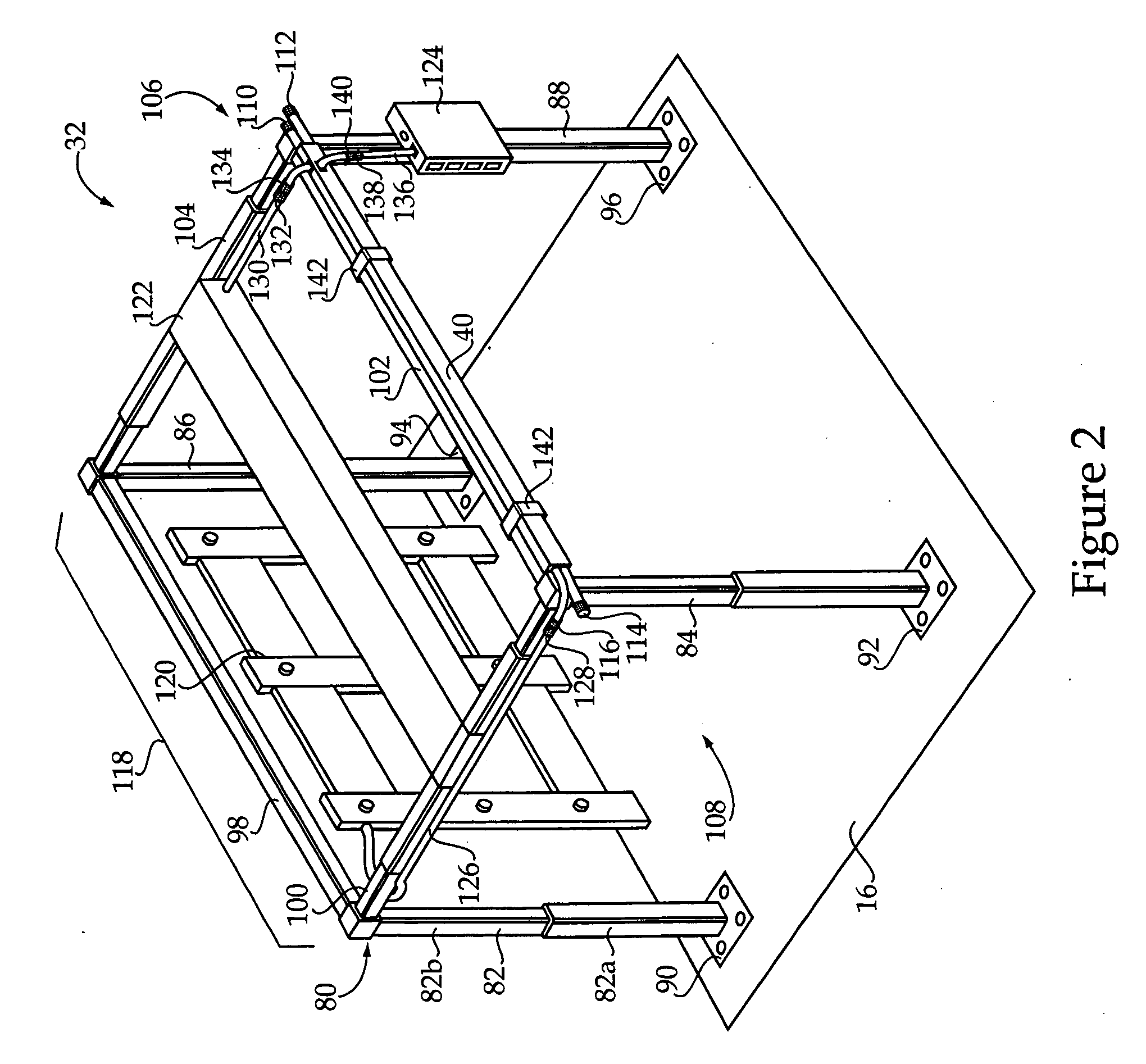 Mobile module for transportating a carrier from a first modular line to second modular line