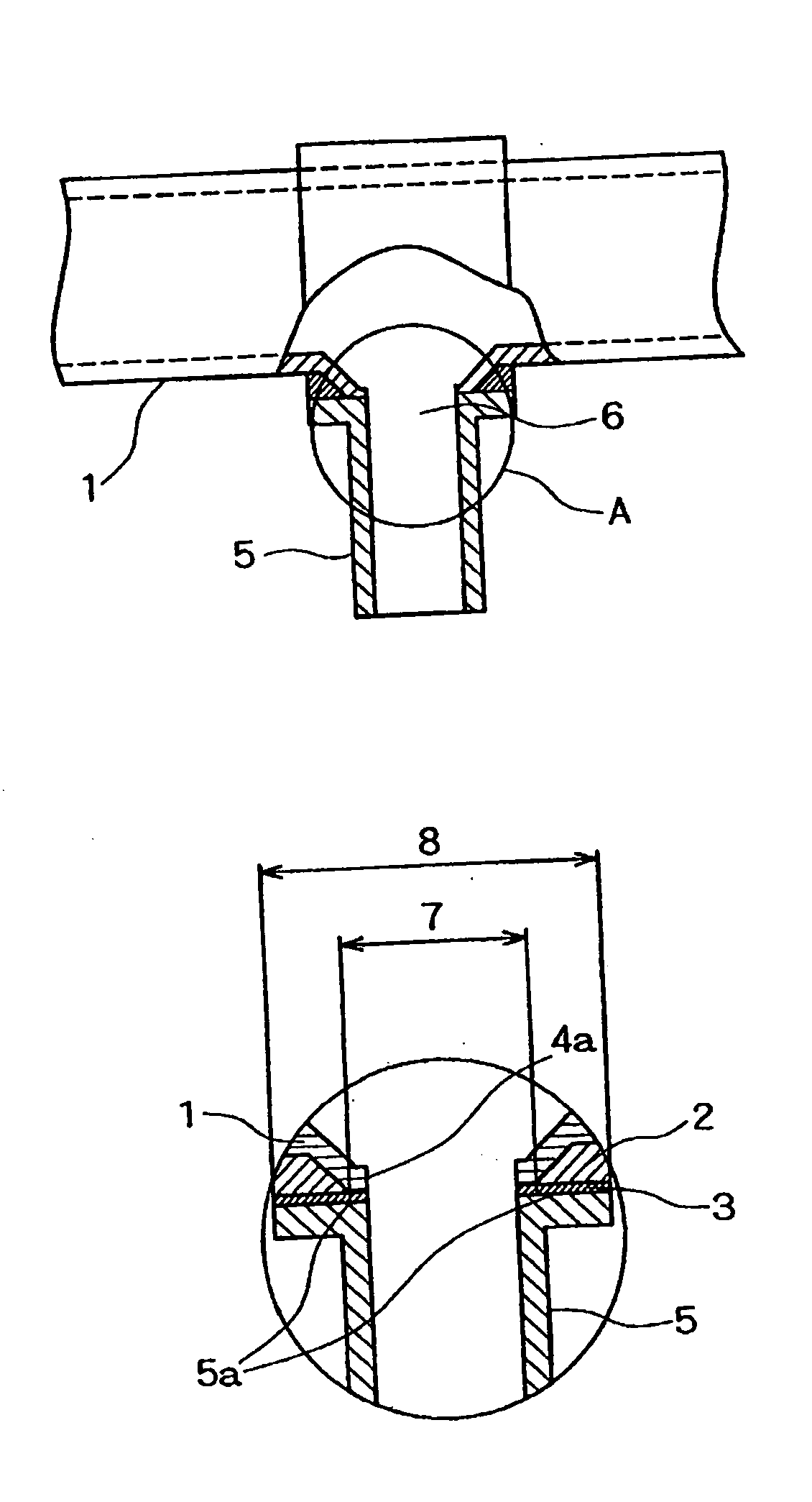 Hollow plastic product having a connector pipe