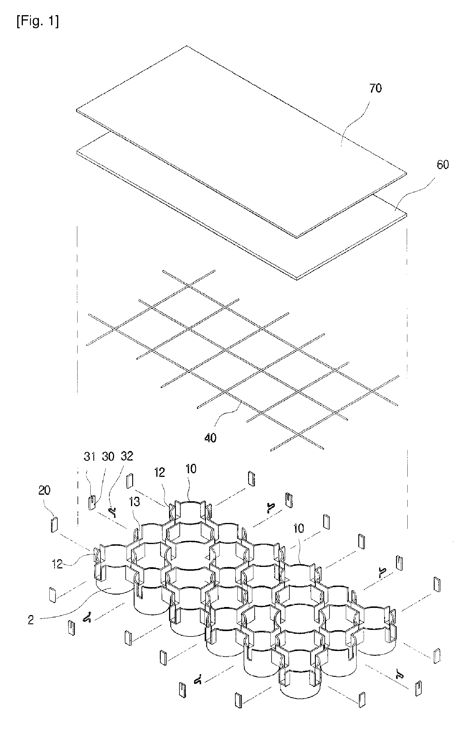 Method of manufacturing watercourse blocks continuously arranged on the spot