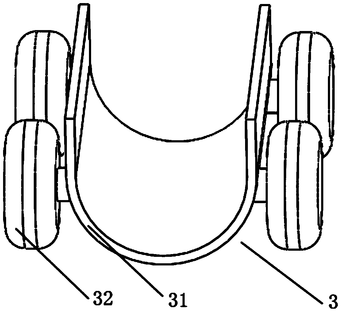 A pneumatic magnetic transmission guide rail and a curtain