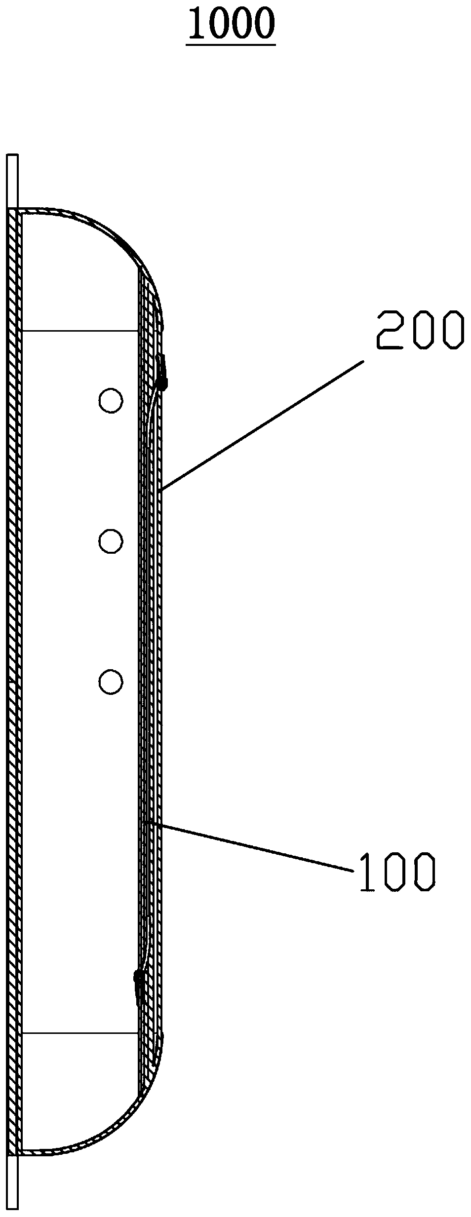 Sealing structure of cabin connecting pipeline, and isolation cabin with sealing structure