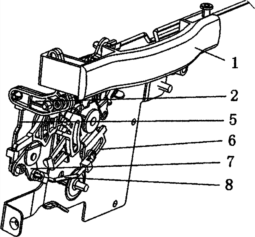 Automobile door lock