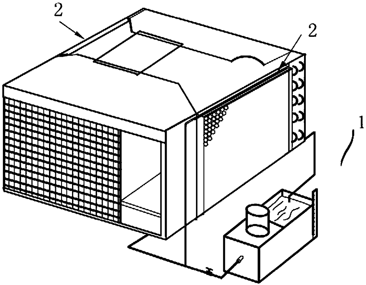 Evaporation cooling device