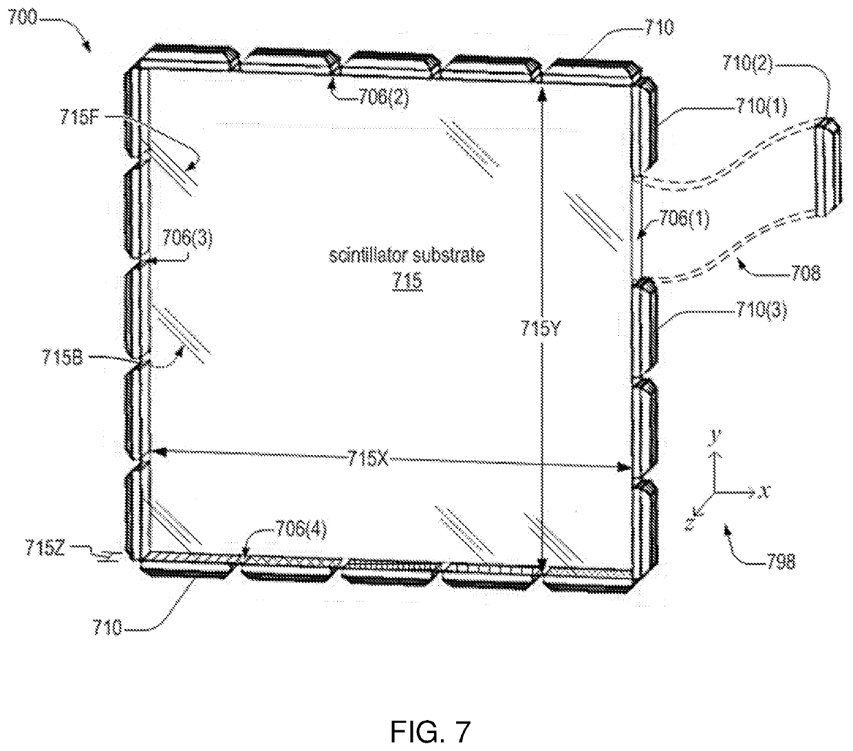 Scintillation Detector and Associated Scintillation Detector Ring and Method