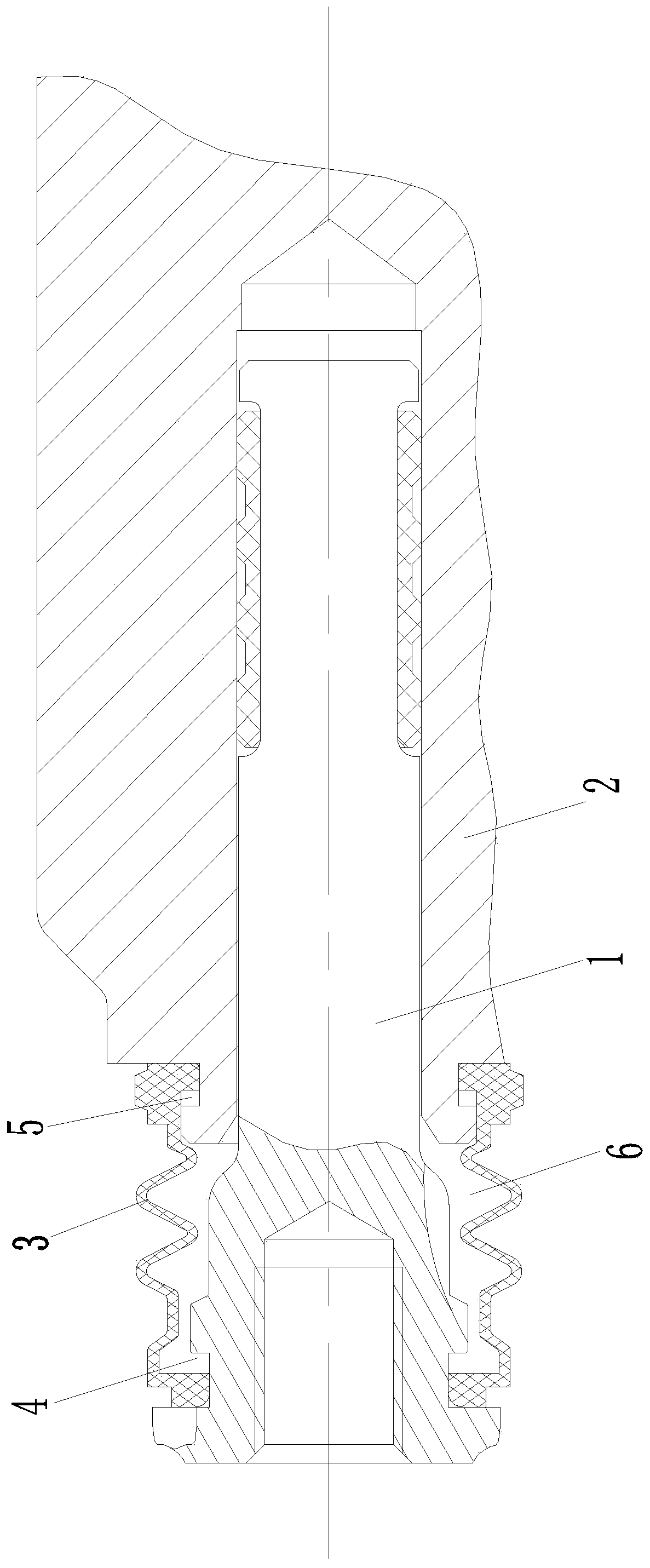 Easily produced and assembled disc type brake caliper assembly and assembling method
