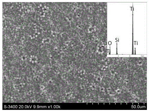 A kind of composite coating on medical titanium surface and preparation method thereof