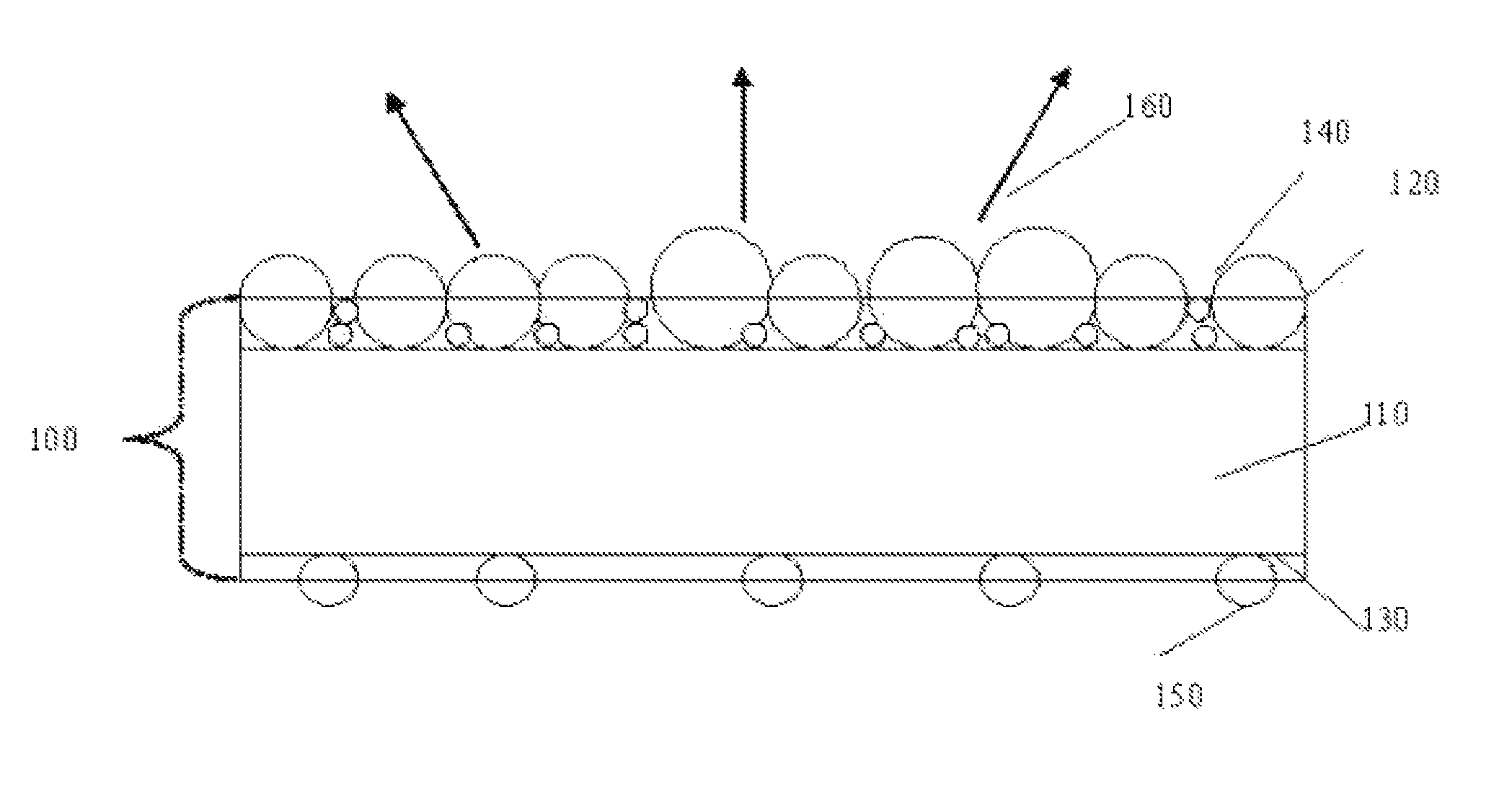 Optical diffusing film and a liquid crystal display backlight using the same