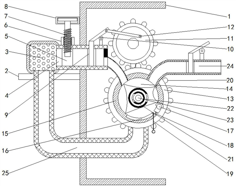 Device for carrying out vulcanization treatment on vamp rubber