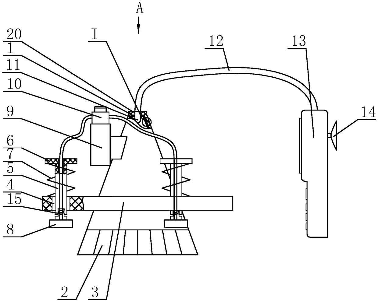 Circuit breaker automatic monitoring device