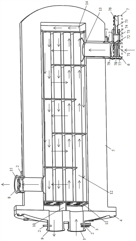 Efficient compact heat exchanger and heat exchange amount calculation method