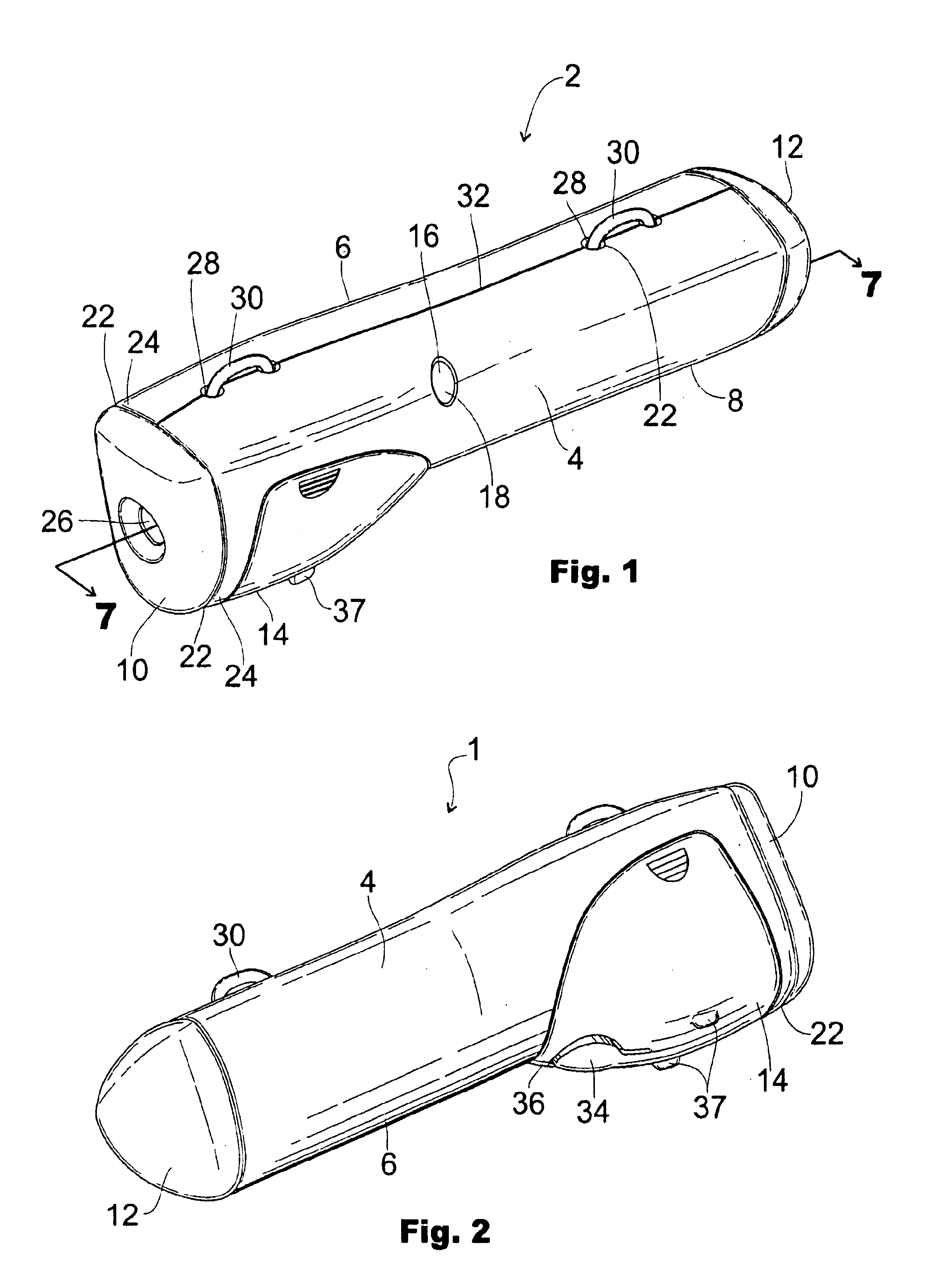 Portable handheld sharpener with loop attachment