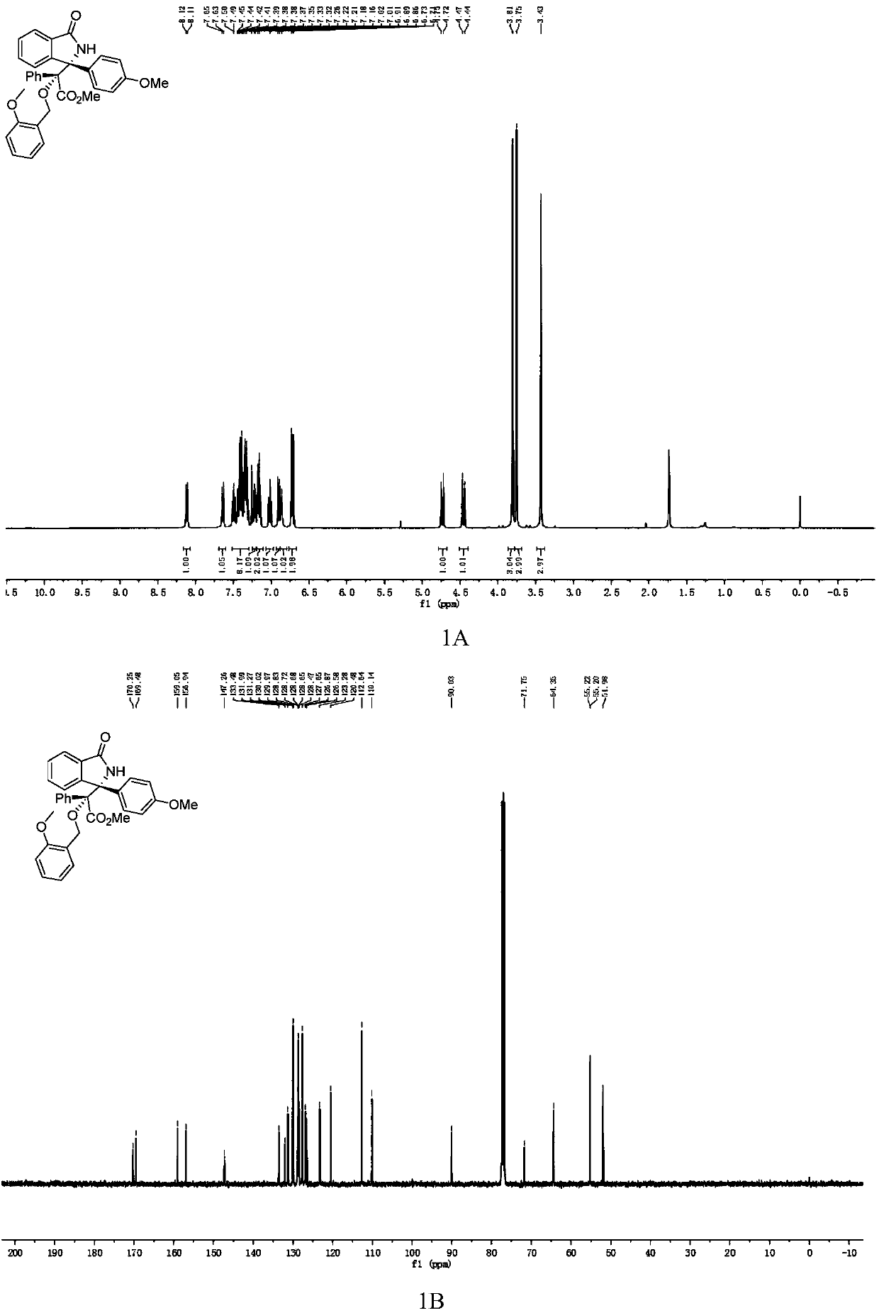 Chiral 3,3-disubstituted isoindoline-1-one derivative, synthesis method and applications thereof