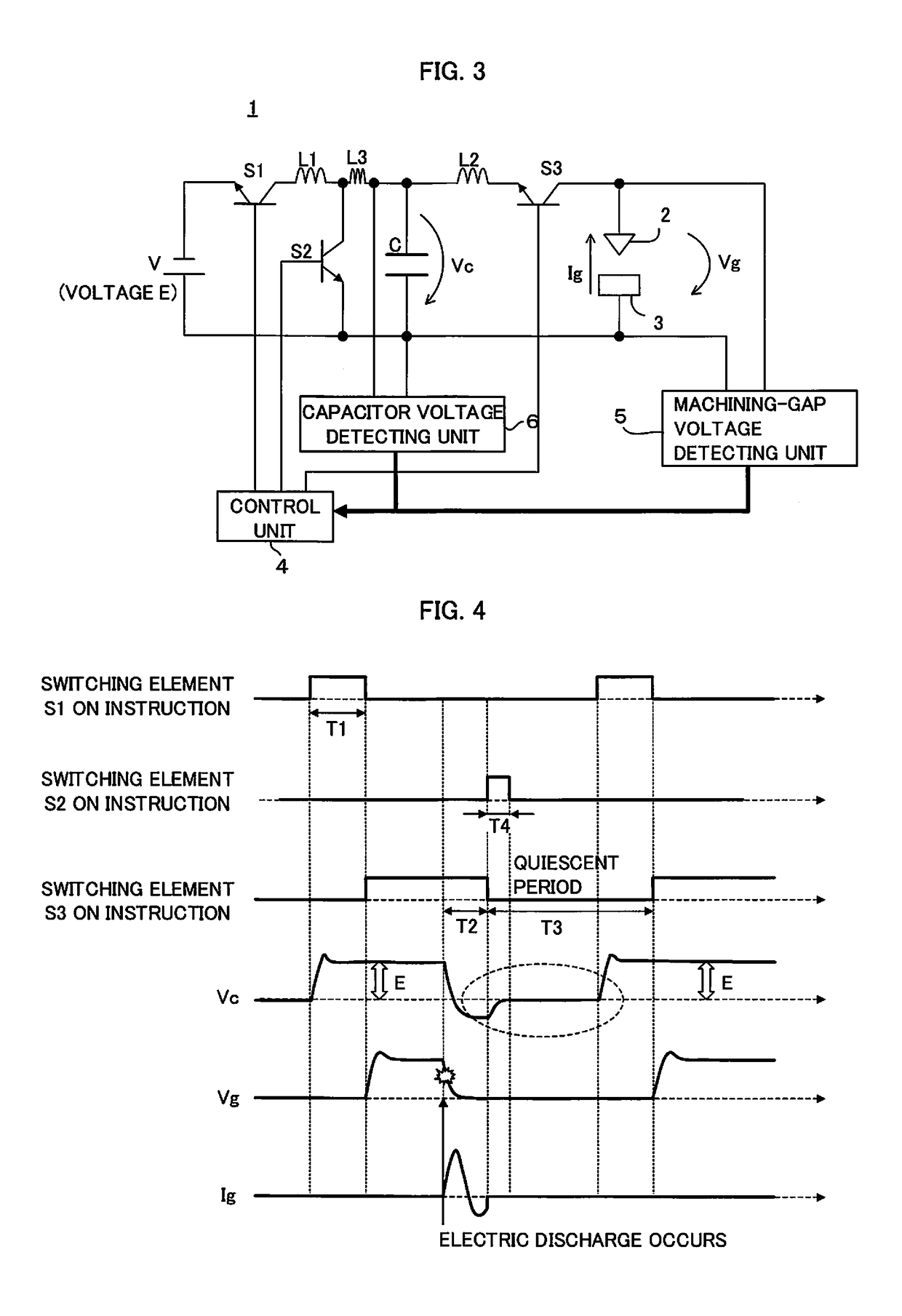 Machining power supply device for electric discharge machine