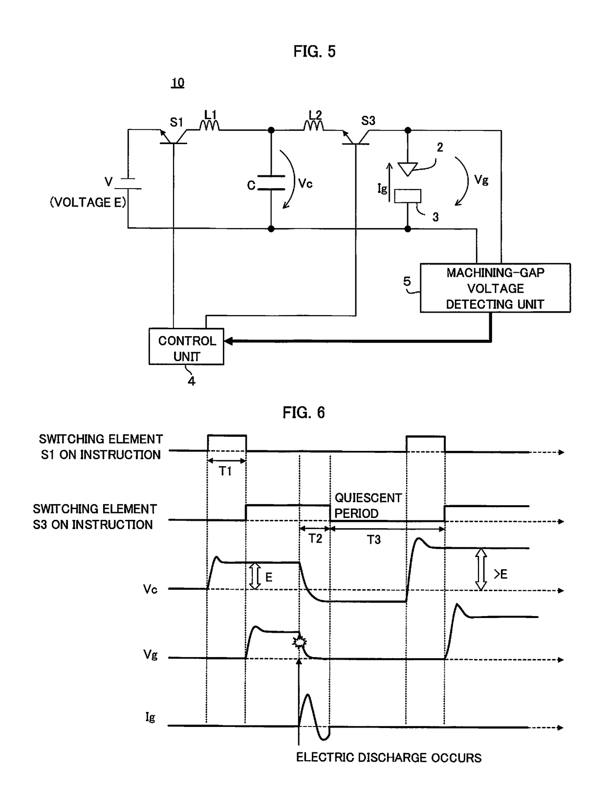 Machining power supply device for electric discharge machine