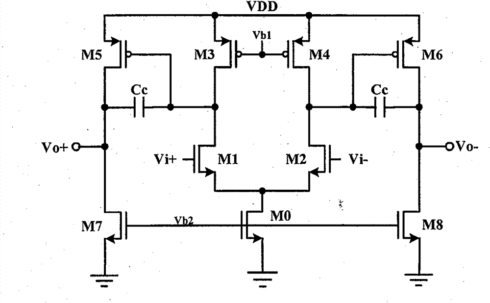 Switch-type operational amplifier with low power consumption and large oscillation range