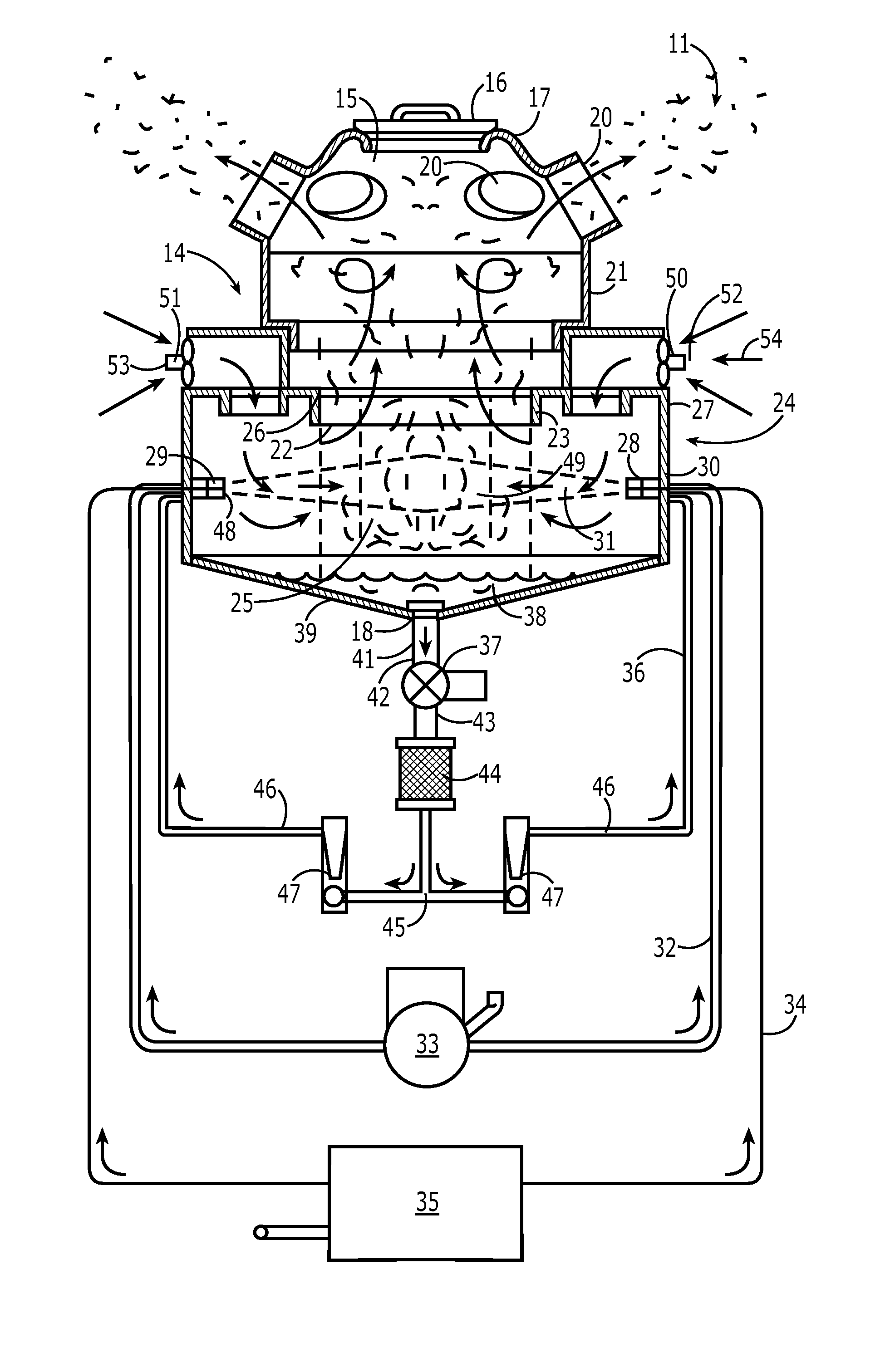 Disinfection System for Surfaces and Enclosed Spaces And Associated Methods