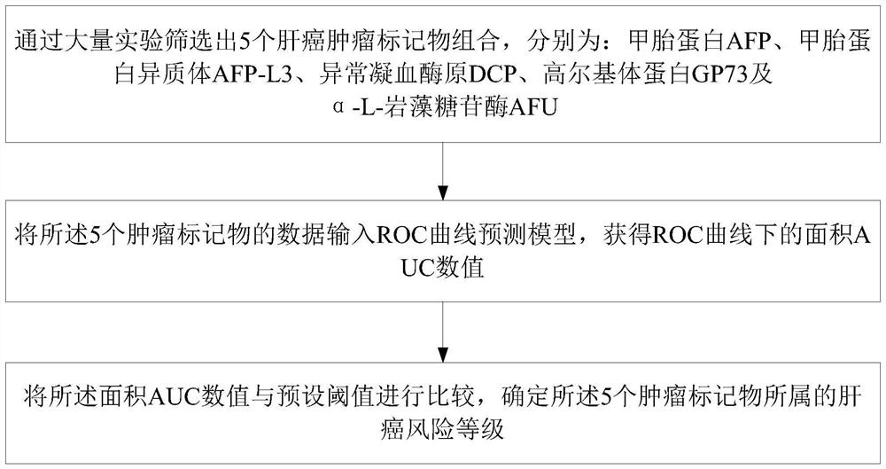 Liver cancer screening method and device