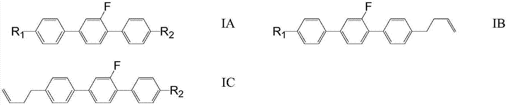 Negative dielectric anisotropy liquid crystal composition containing terphenyl structure and application of same