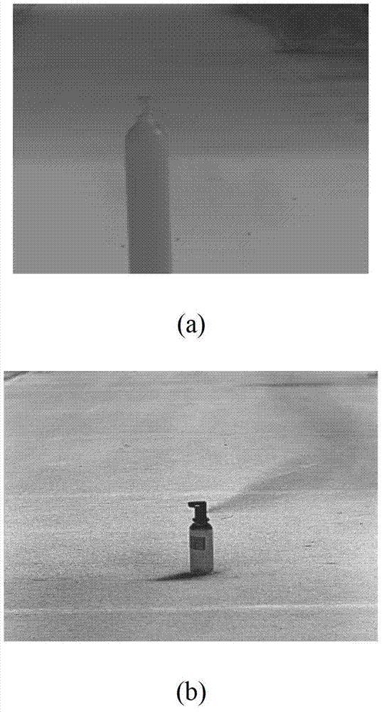 Thermal modulation method for infrared gas image