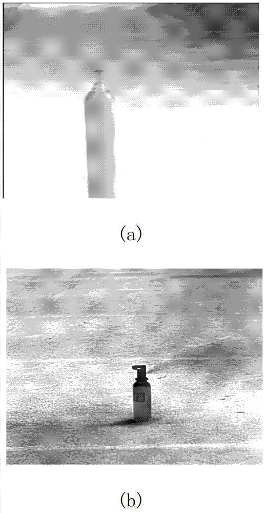 Thermal modulation method for infrared gas image