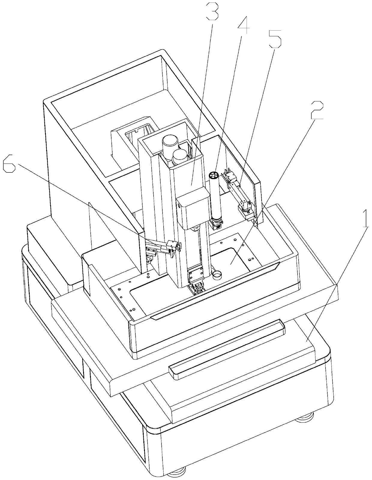 Electric spark automation perforating machine