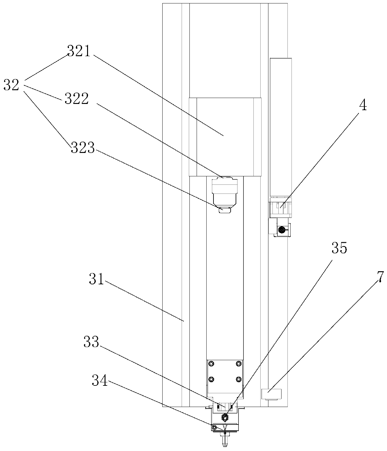 Electric spark automation perforating machine