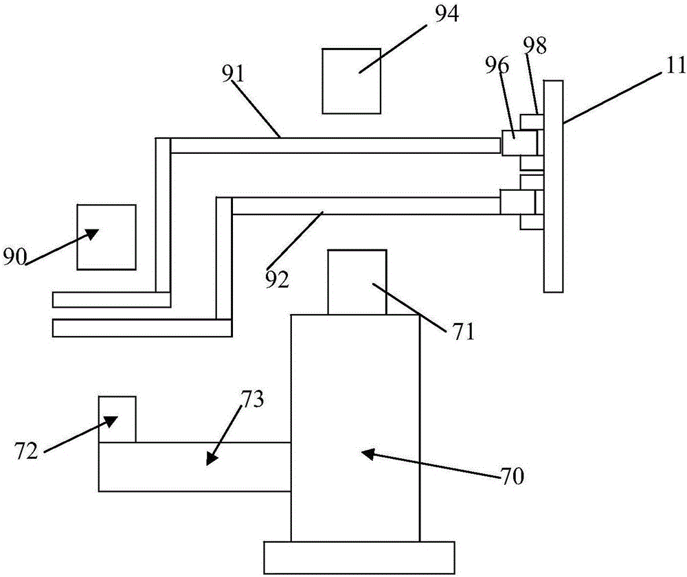 Perpendicular lifting type high safety double-power-source power supply device