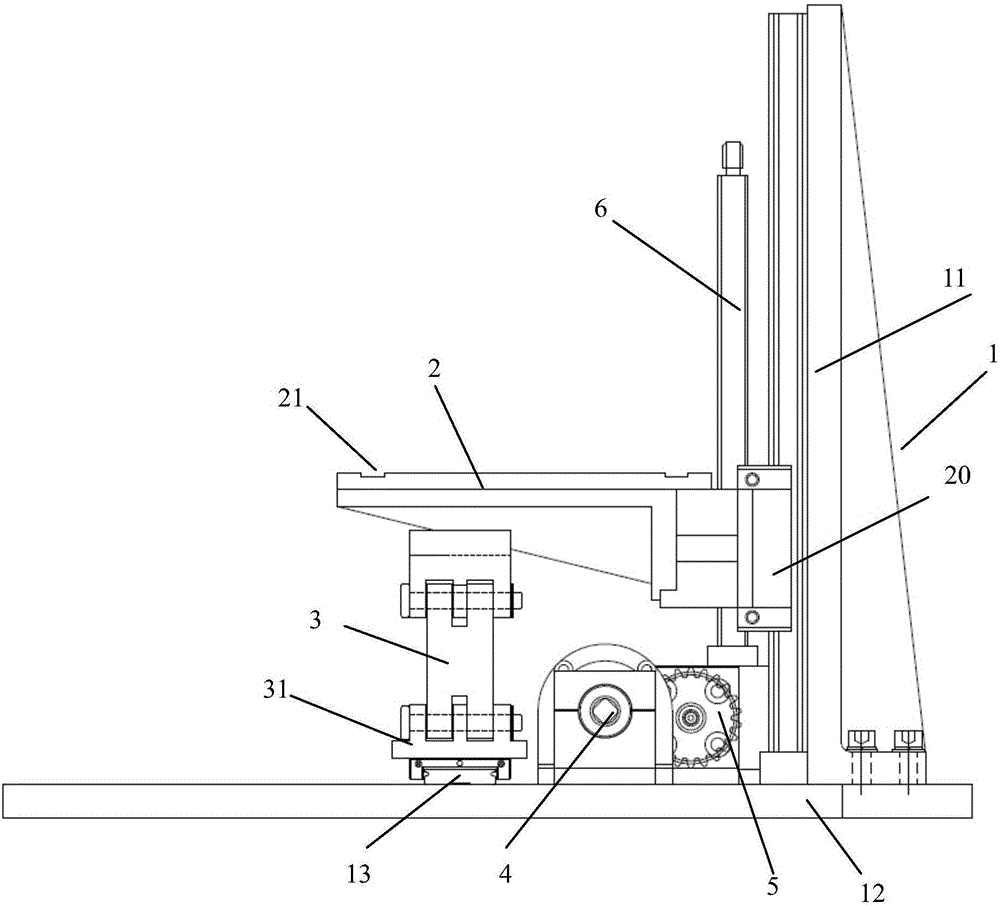 Perpendicular lifting type high safety double-power-source power supply device