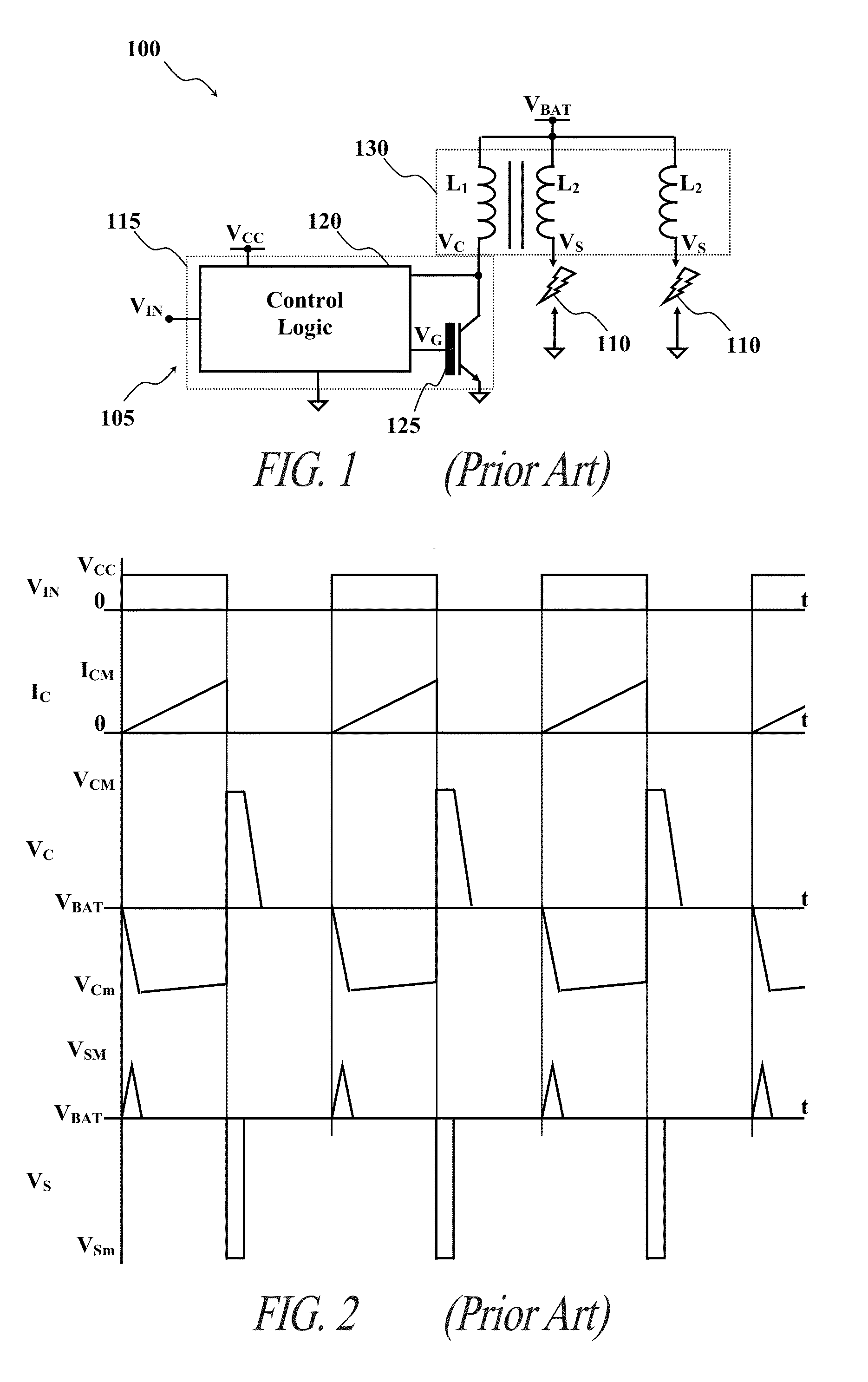 Soft turn-on in an ignition system of a combustion engine
