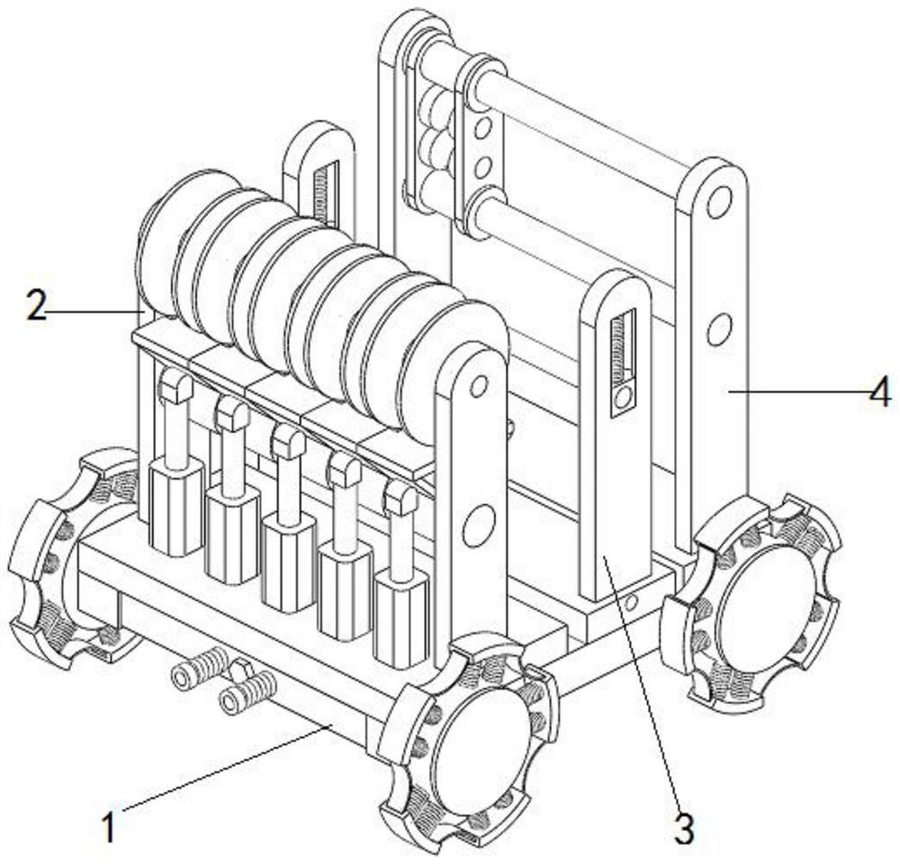 A cable retractable adjustment mechanism