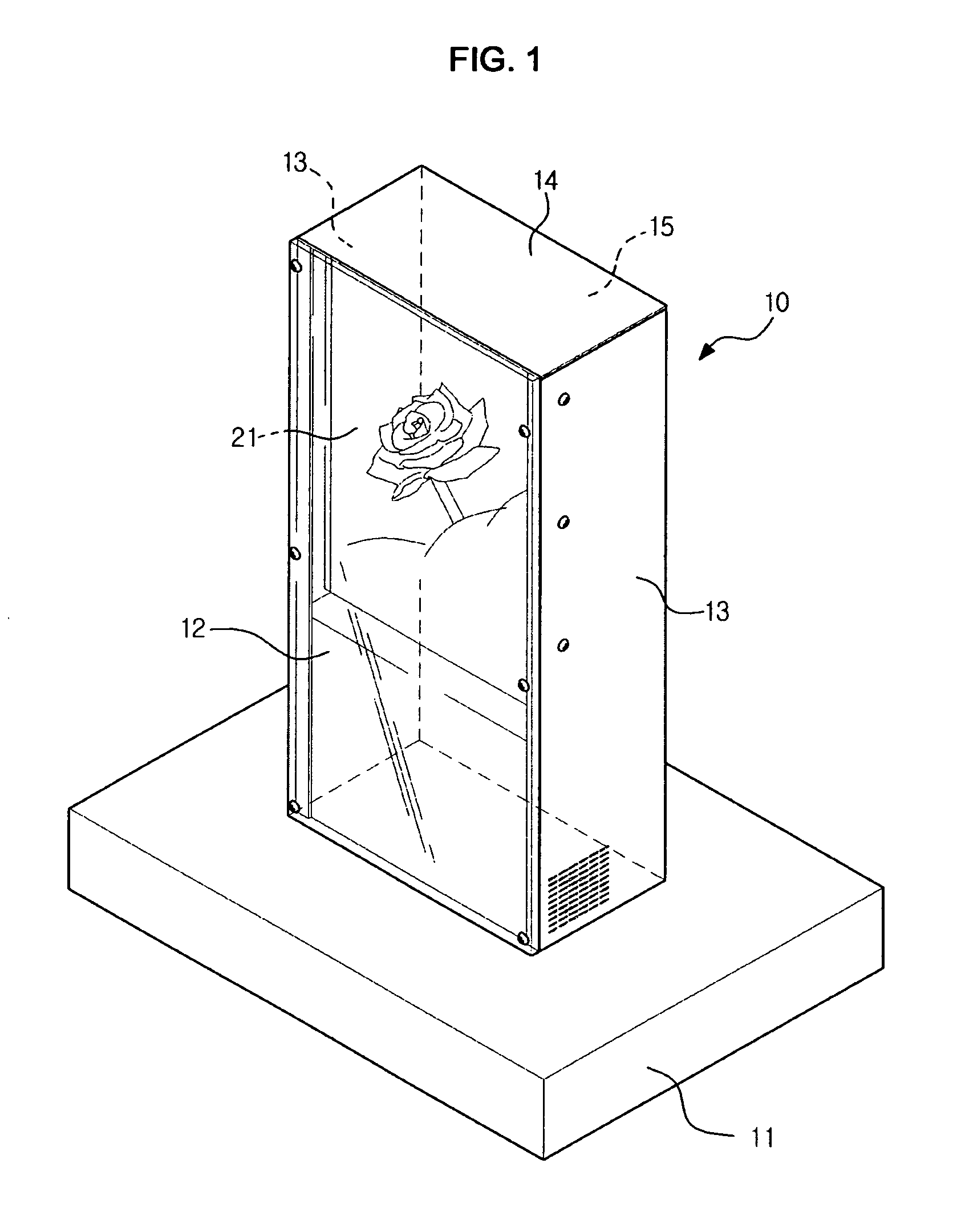 Liquid crystal display device including airflow channel