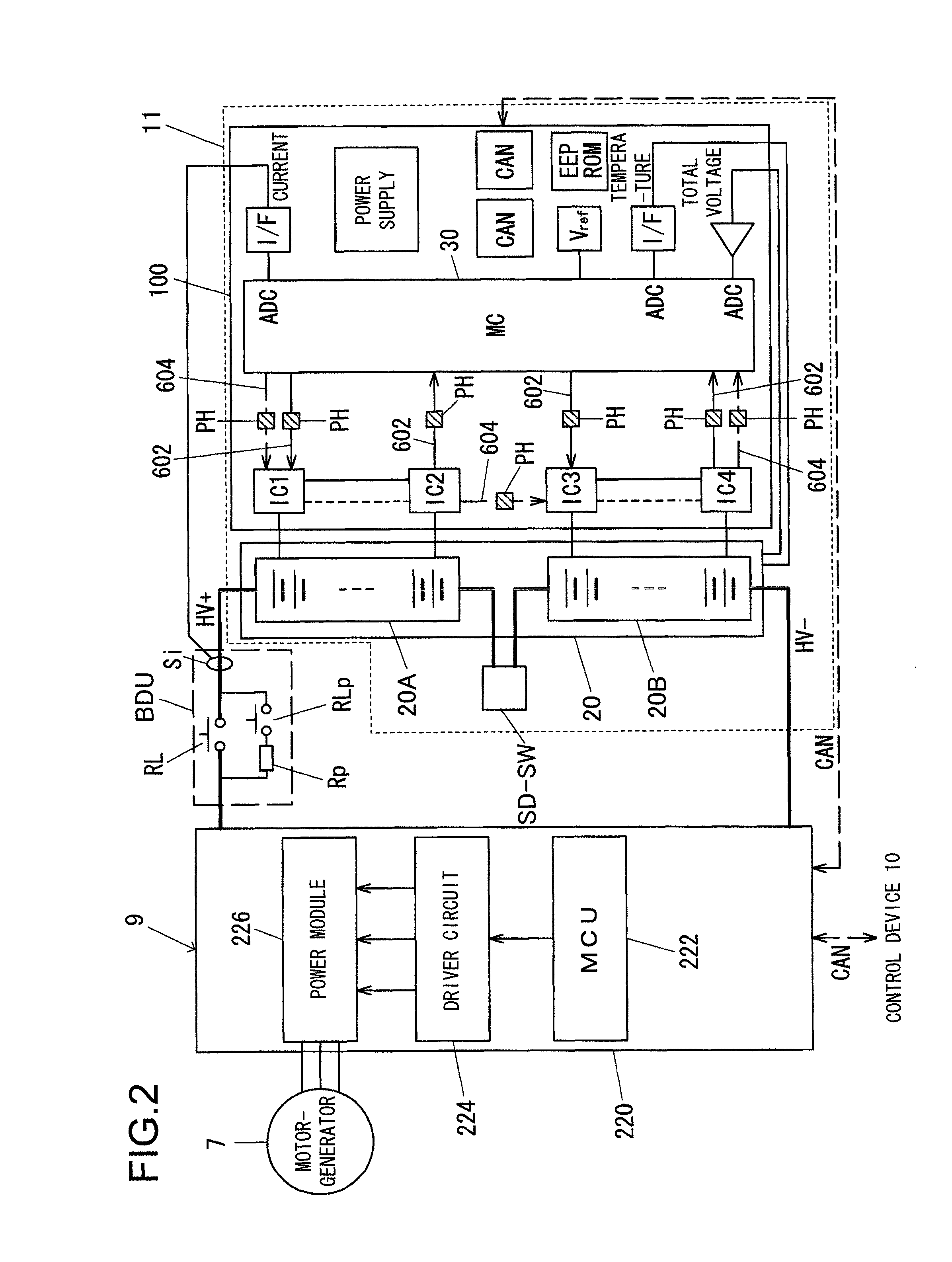 Cell control device and electricity storage device incorporating the same