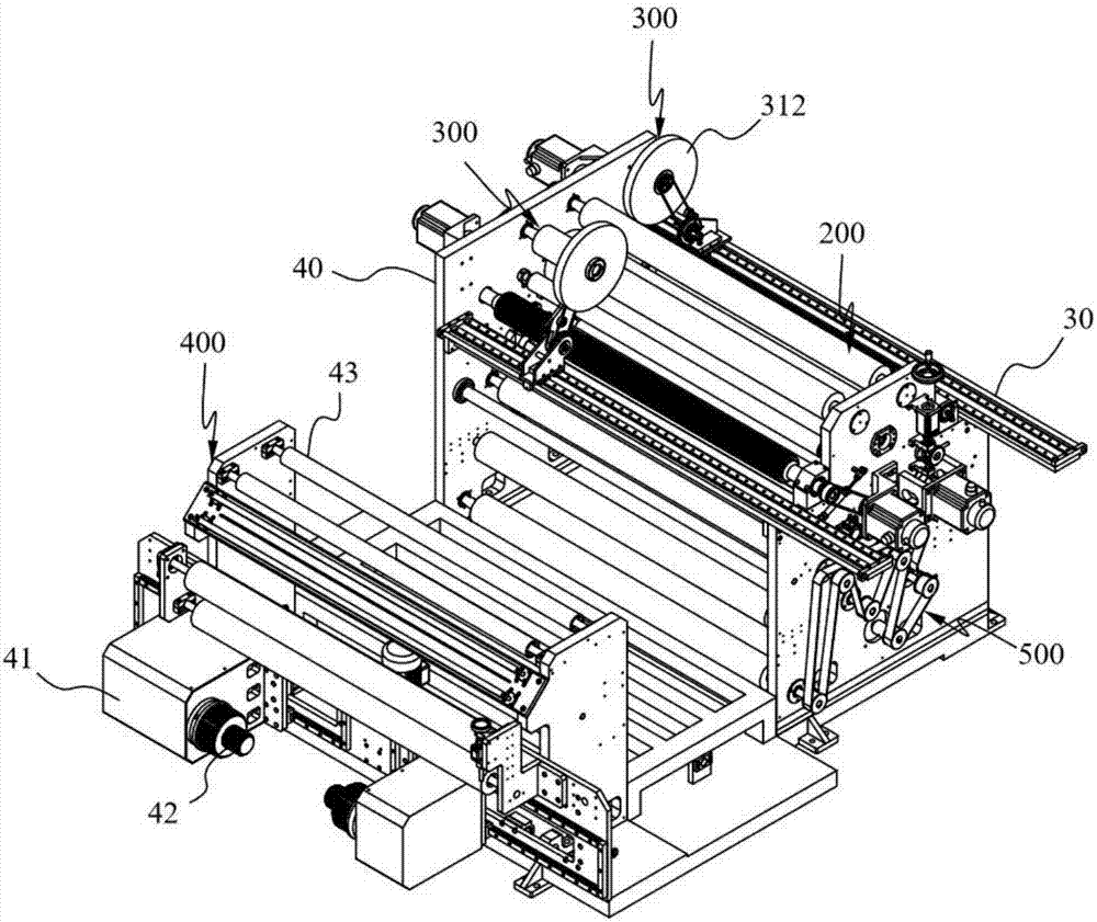 Diaphragm dividing and cutting machine