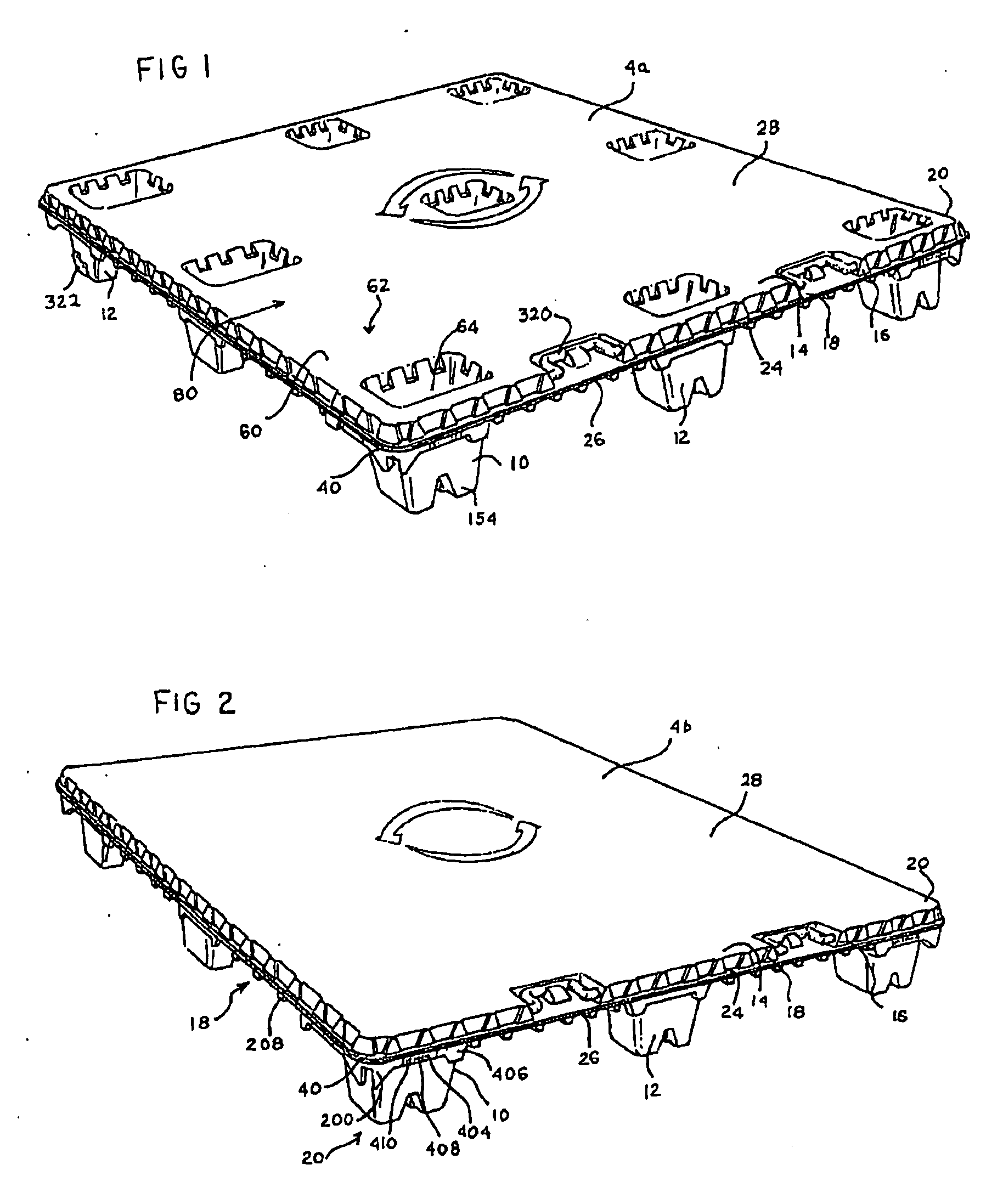 Thermoformed platform having a communications device