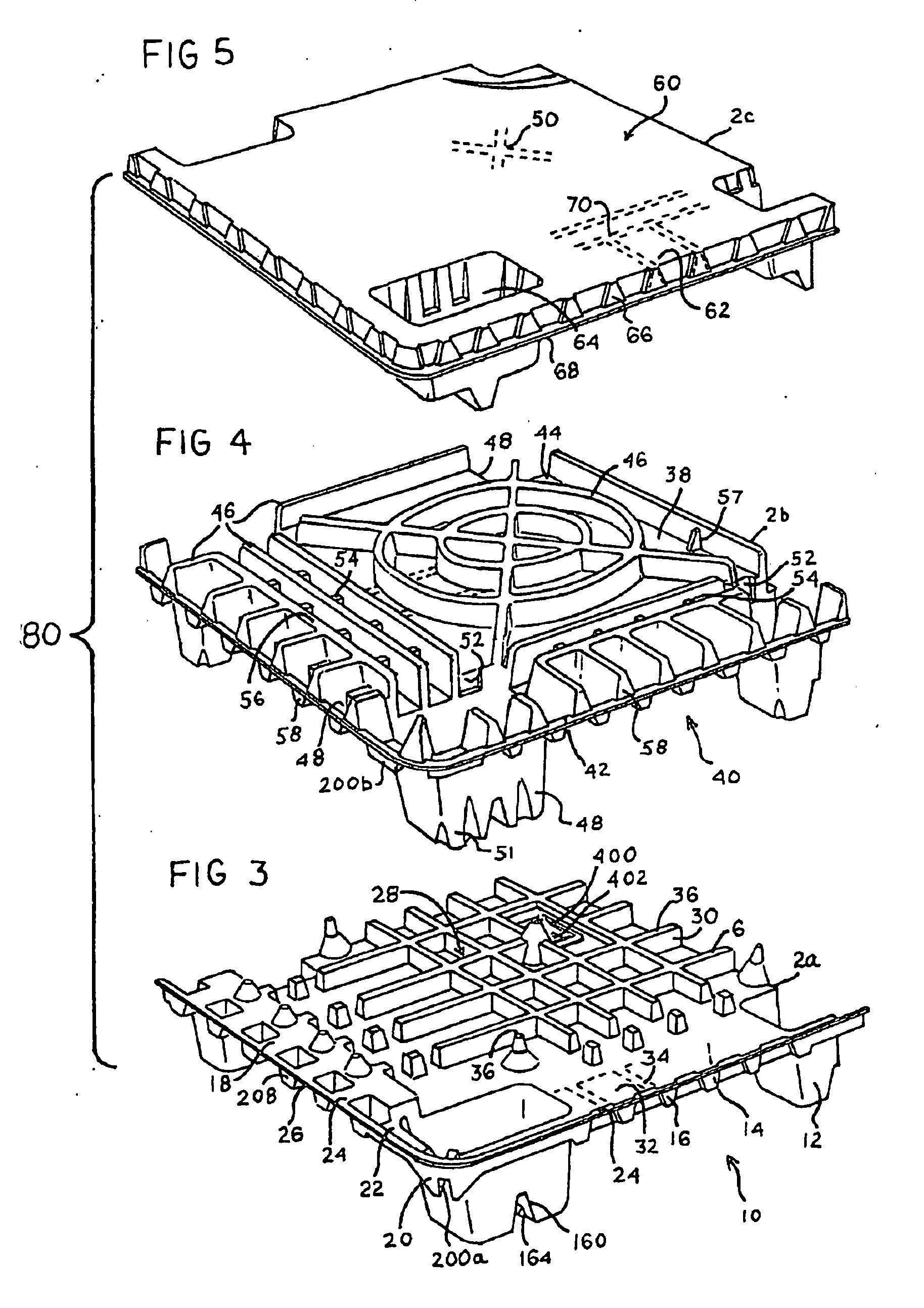 Thermoformed platform having a communications device