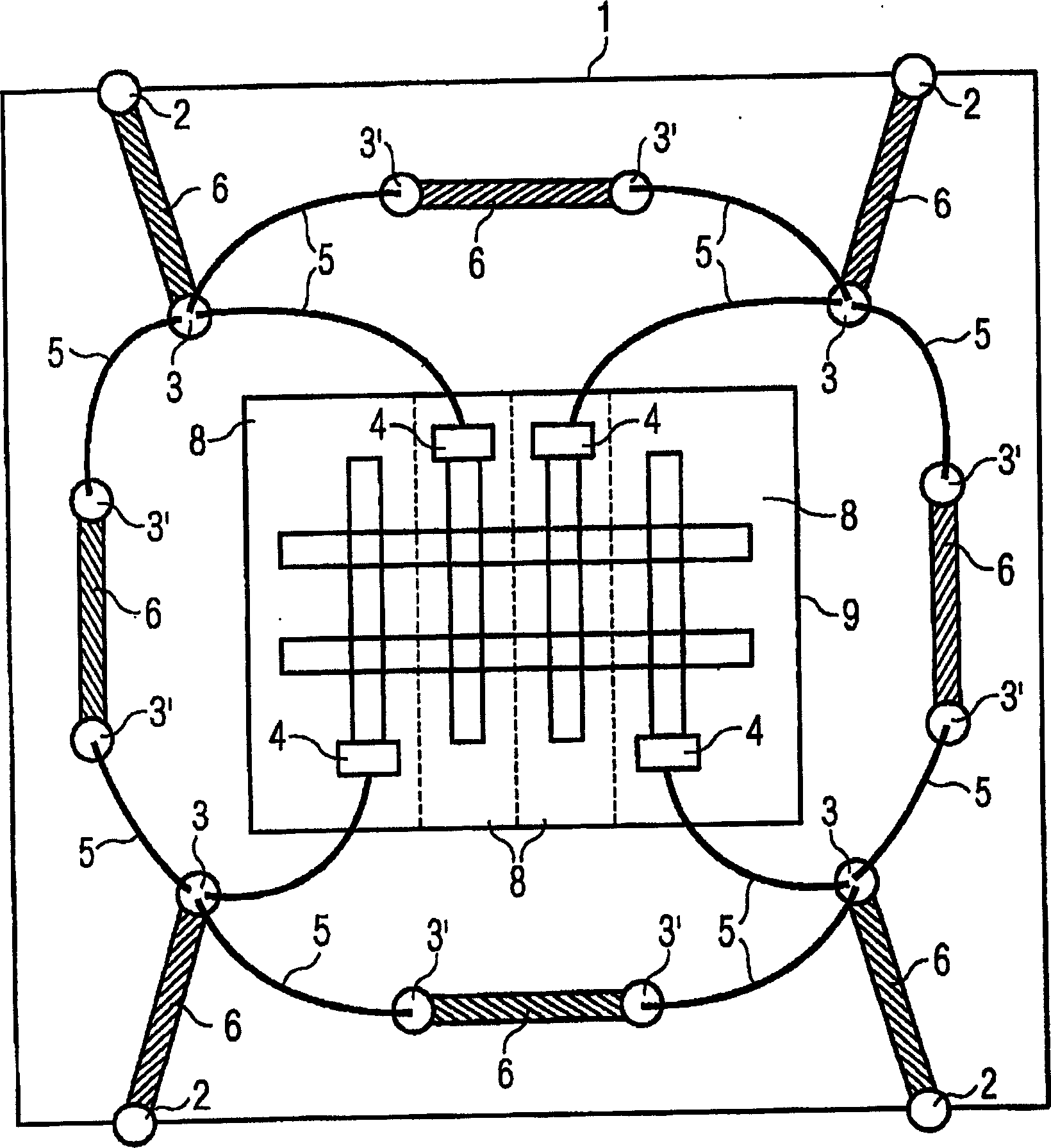 Method for producing static discharging protection in micro module and relative microelectronic module