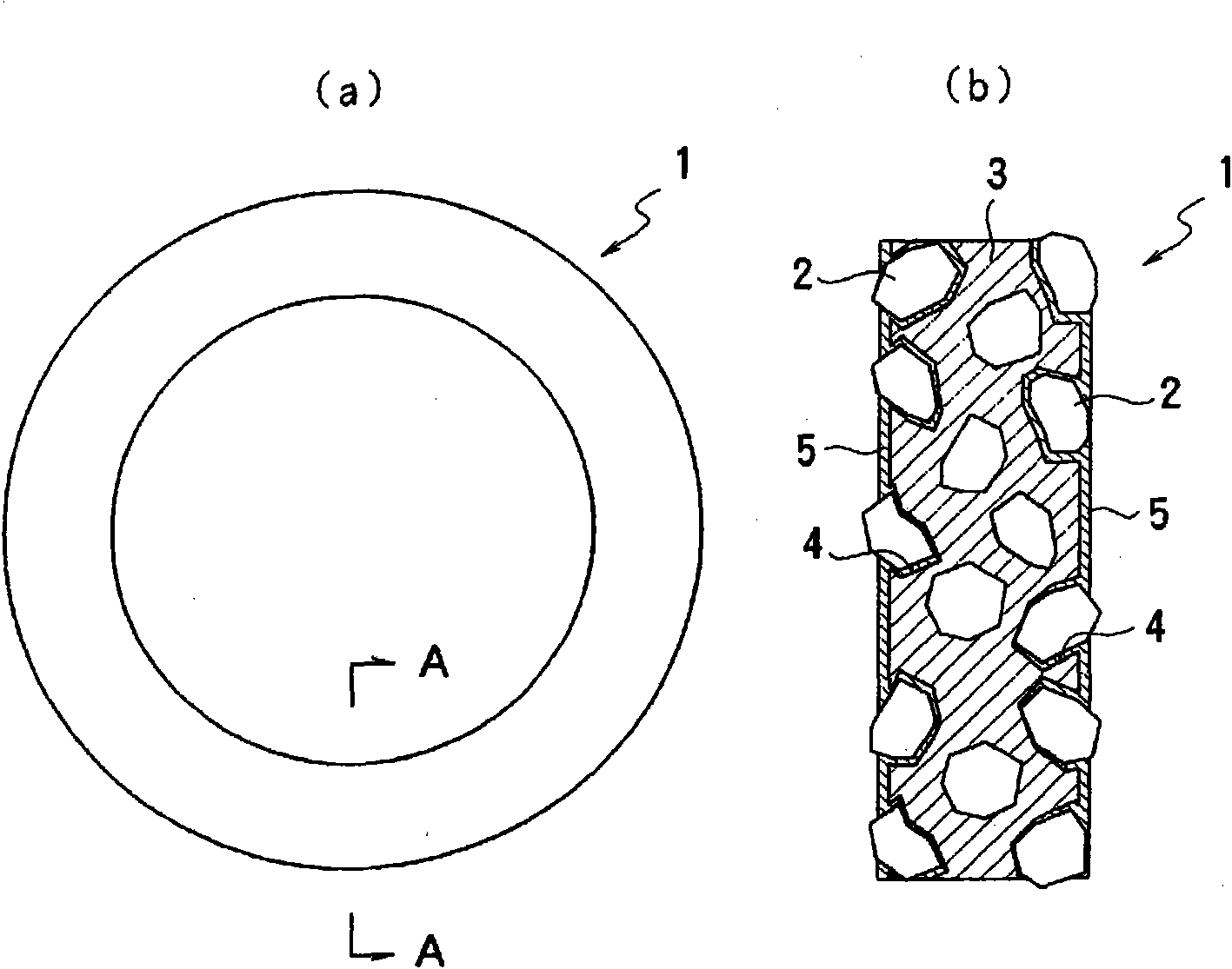 Sharp-edge grinding wheel and process for producing the sharp-edge grinding wheel