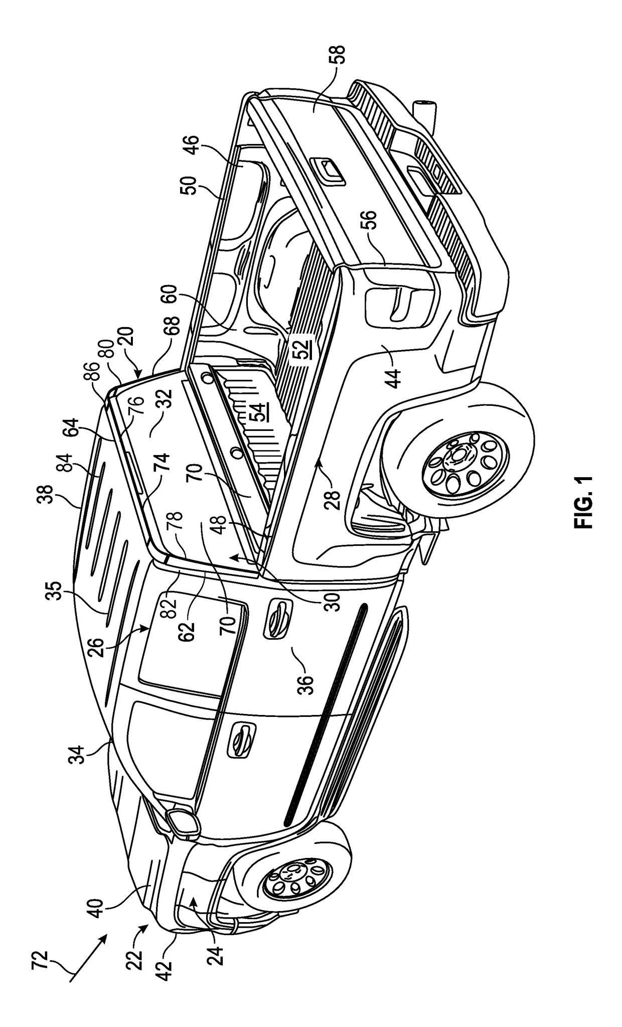 Pickup truck cab extender system and method