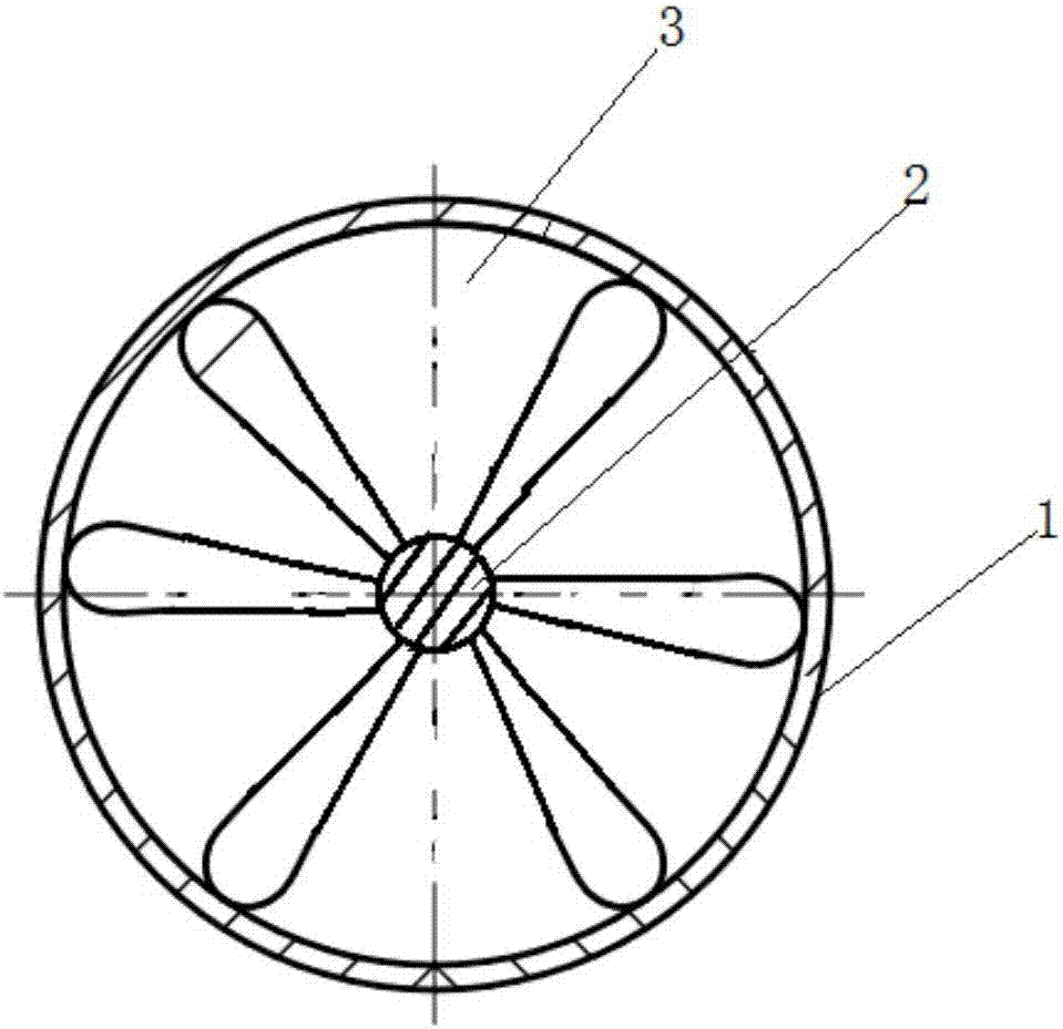 Swirling air system for rotor piston type concrete spraying machine and method