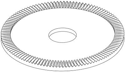 A transmission pair of arc tooth surface gear and its design method