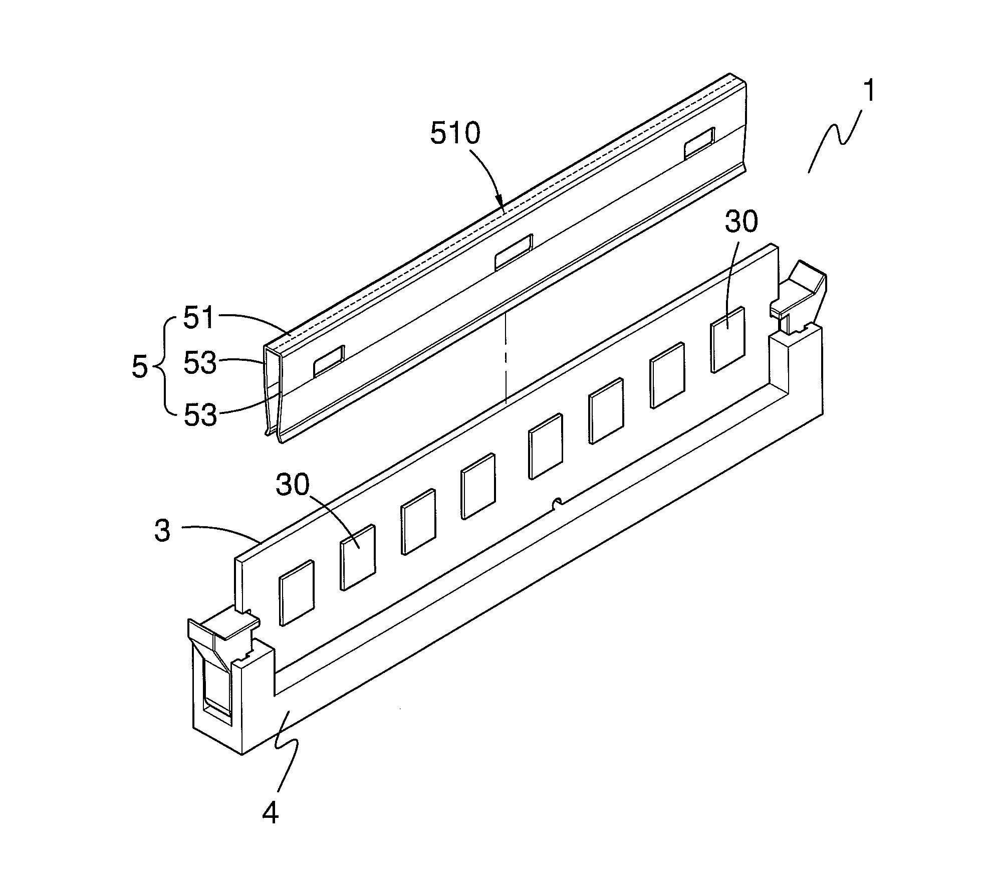 Heat sink clip and method for forming the same
