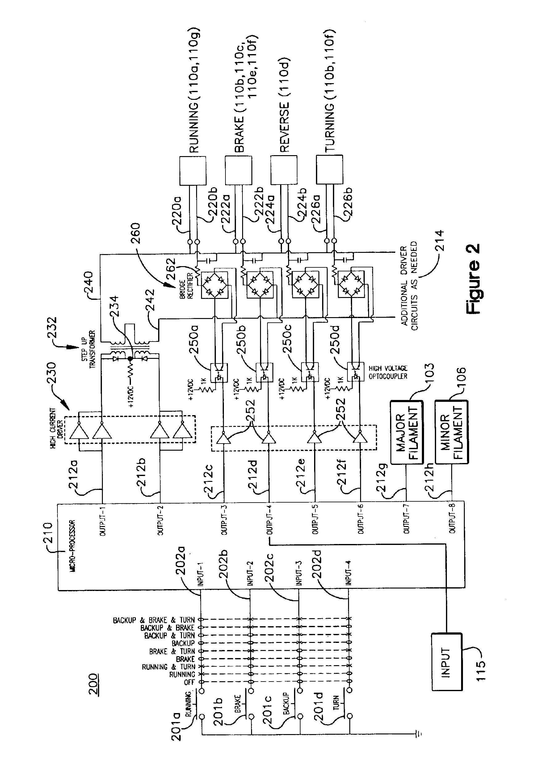 Taillight apparatus and method of making
