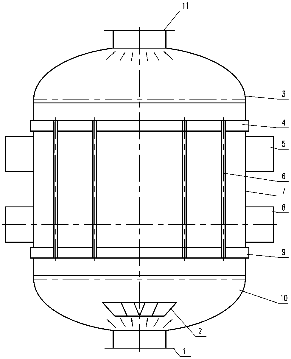 Tubular fixed bed reactor for methanethiol
