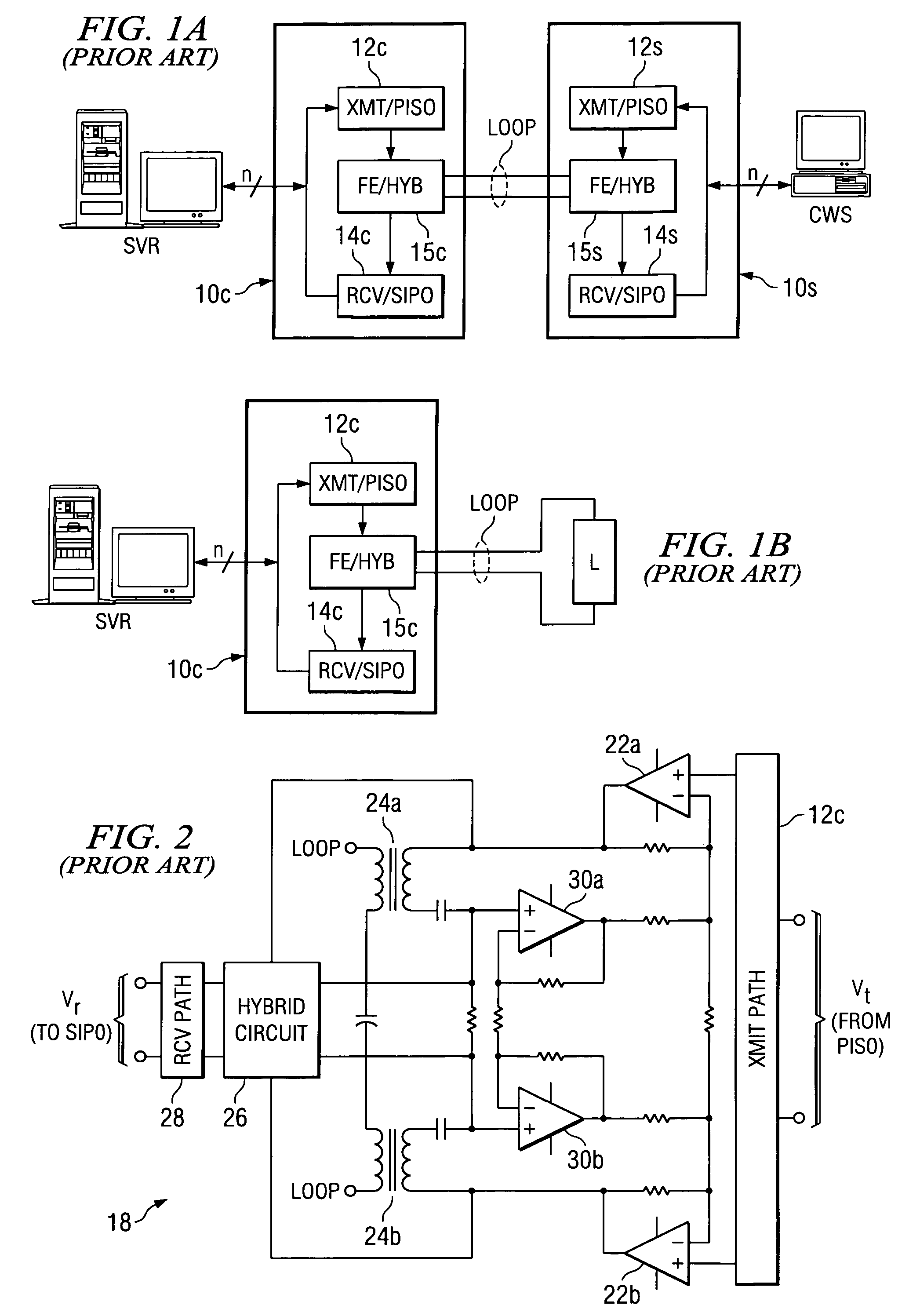 Single-ended loop test circuitry in a central office DSL modem