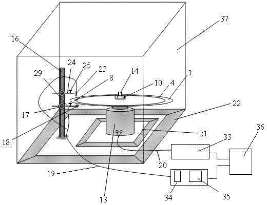 Rotary disc-type microfluidic concentration measuring apparatus and method based on luminosity detection