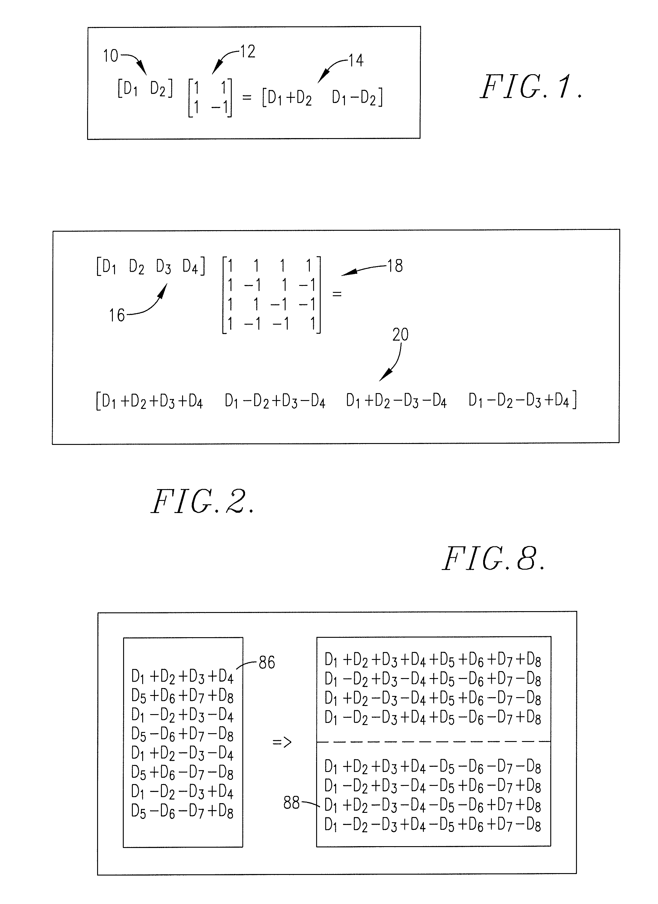 System and method for performing an optimized discrete walsh transform