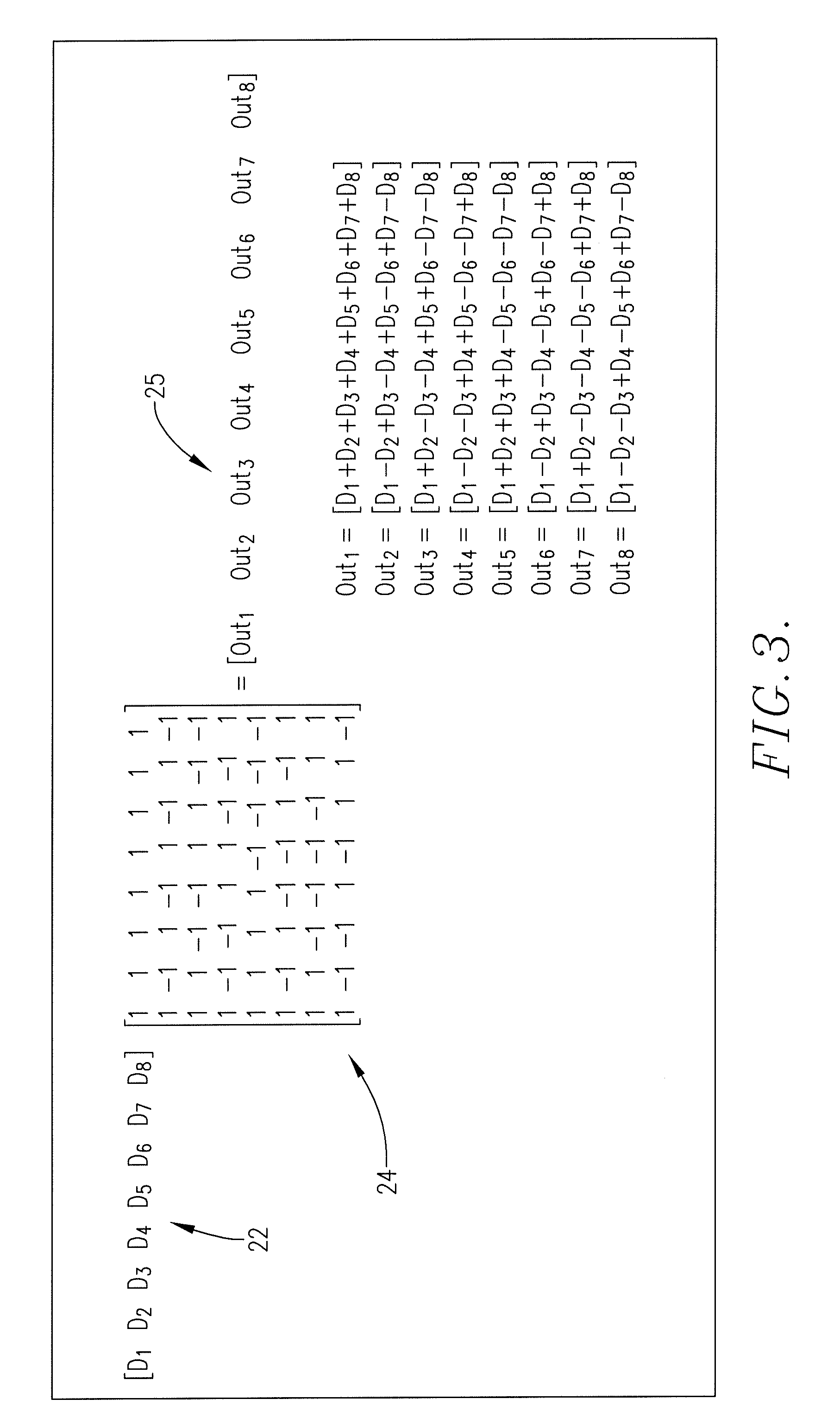 System and method for performing an optimized discrete walsh transform
